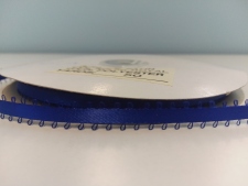 3/16 inch Picot Edge Ribbon in Royal Blue